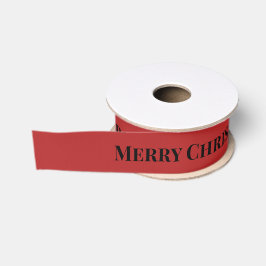 Kransmas Kerstmis - Diep Rood Grosgrain Lint