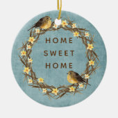 Kransornament voor het landhuis keramisch ornament (Voorkant)