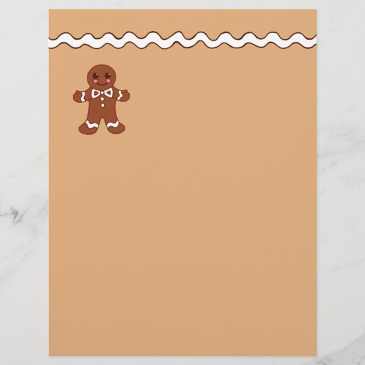 Kranspapier met Gemberkoek Thema (Voorkant)