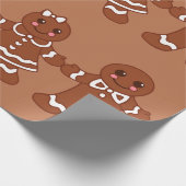 Kranspapier met Gemberkoekjes Cadeaupapier (Hoek)