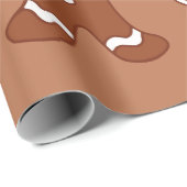Kranspapier met Gemberkoekjes Cadeaupapier (Rol Hoek)