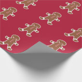 Kranspapier met peperkoekjes cadeaupapier (Hoek)