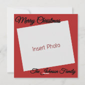Kransversiering Kerstmis – Elegante Kerstkaart (Achterkant)