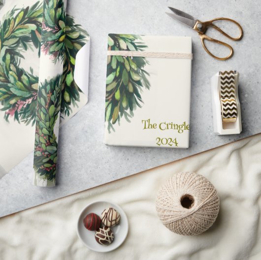 kranswikkelpapier cadeaupapier (Crafts)