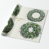 kranswikkelpapier cadeaupapier (Uitgerold)