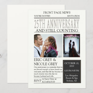 Krant 25e Jubileum Kaart