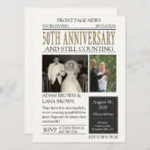 Krant 50e Jubileum Kaart (Voorkant / Achterkant)