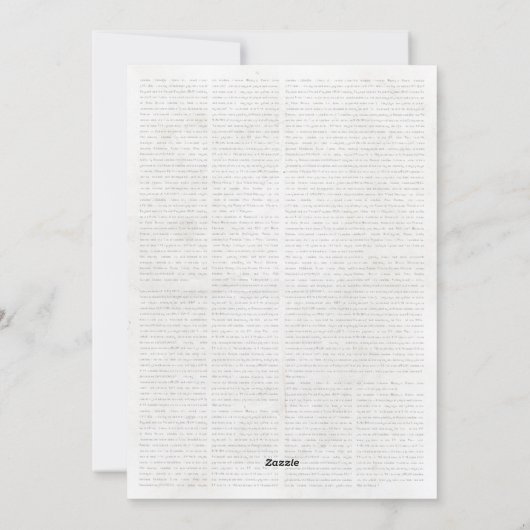 Krant 50e Verjaardagsfeest Uitnodiging & Programma (Achterkant)