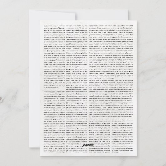 Krant 60e Verjaardagsfeest Uitnodiging & Programma (Achterkant)