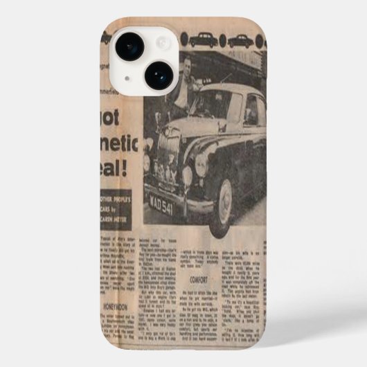 krant Apple Iphone Case Design (Achterkant)