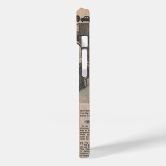  krant Apple Iphone Case Design (Achterkant / Links)