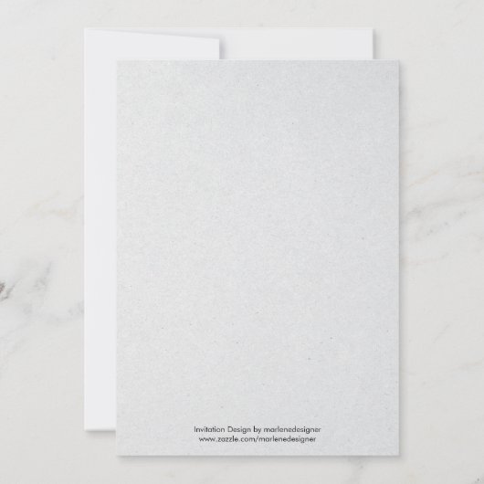 krant Baby shower Uitnodiging (Achterkant)