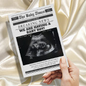 Krant Baby Zwangerschapsaankondiging Kaart