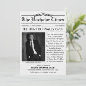 Krant Bachelor Party Fun Uniek Kaart (Staand voorkant)