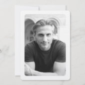 Krant Bewaar de datum Verjaardag foto sjabloon (Achterkant)