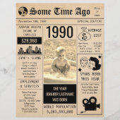 krant Birthday 1990 Flyer (Voorkant)