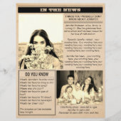  krant Birthday 1990 Flyer (Achterkant)