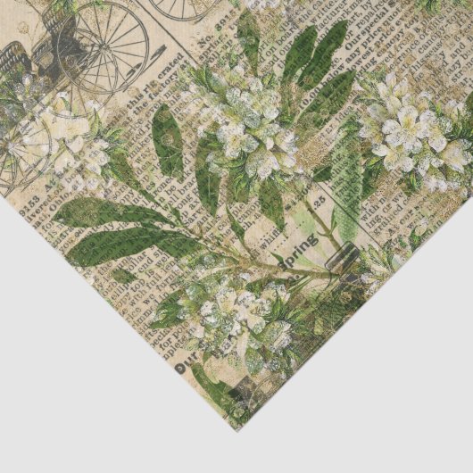  krant botanisch tissuepapier (Detail)