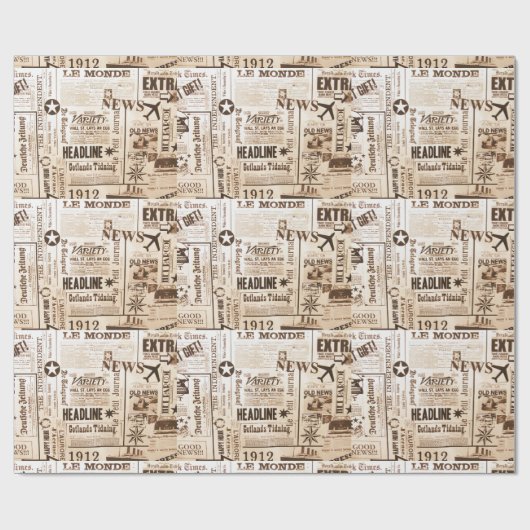  krant cadeaupapier (Vlak)