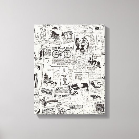 krant canvas afdruk (Voorkant)