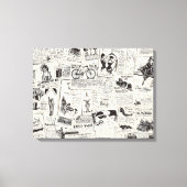  krant canvas afdruk (Voorkant)