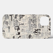 krant Case-Mate iPhone case (Achterkant (horizontaal))