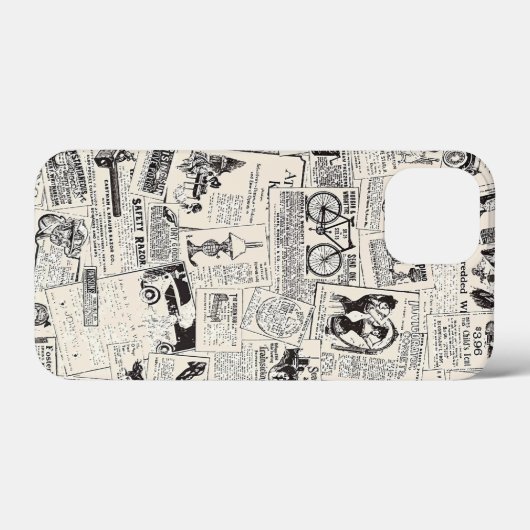  krant Case-Mate iPhone case (Achterkant (horizontaal))