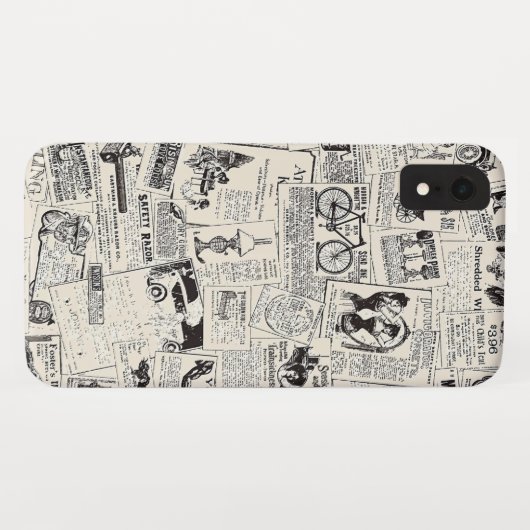  krant Case-Mate iPhone case (Achterkant (horizontaal))