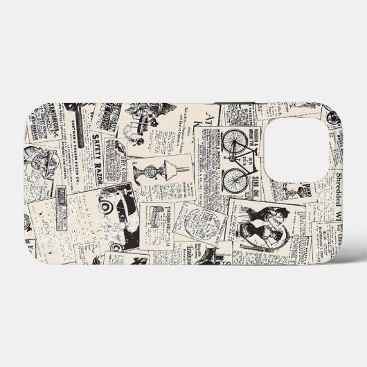  krant Case-Mate iPhone case (Achterkant (horizontaal))