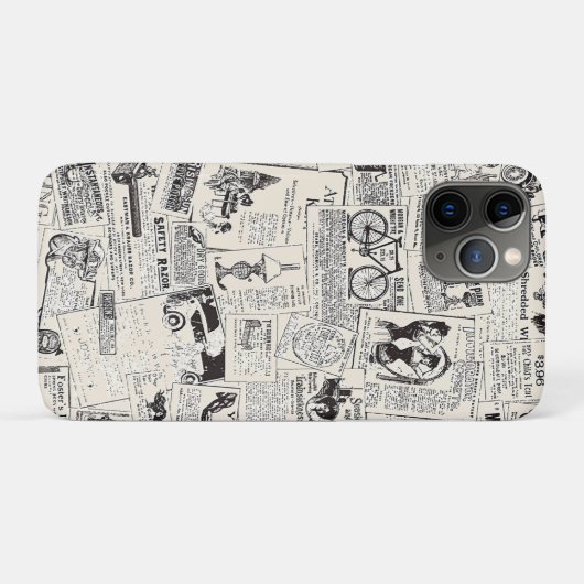  krant Case-Mate iPhone case (Achterkant (horizontaal))