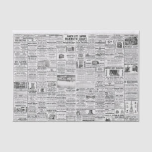 krant Catalog Advertisement Decoupage Tissuepapier