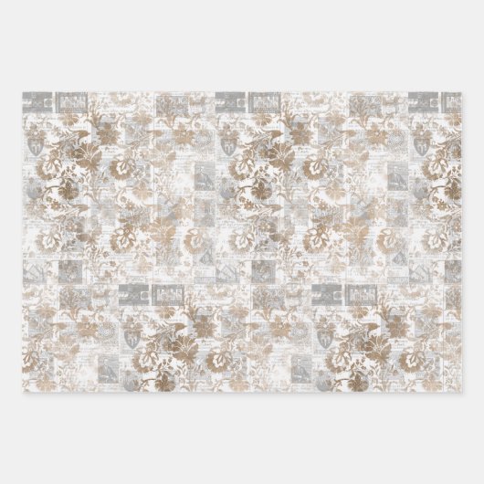  krant Collage Inpakpapier Vel (Voorkant 3)