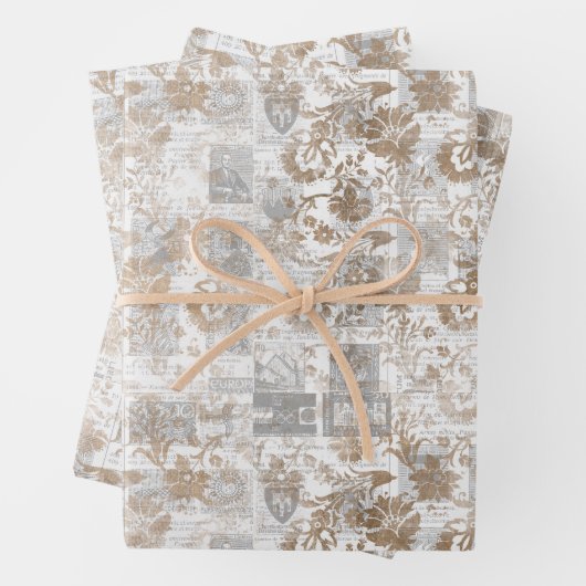  krant Collage Inpakpapier Vel (In situ)