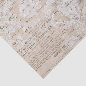 krant Collage Tissuepapier (Detail)