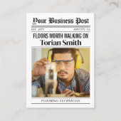 Krant Contact Vloeren & Tegel Aannemer Contactkaartje (Voorkant)