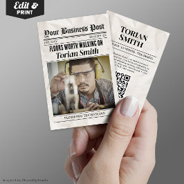 Krant Contact Vloeren & Tegel Aannemer Contactkaartje