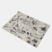  krant deurmat (Schuin)