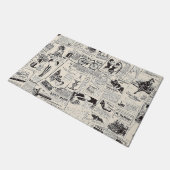  krant deurmat (Schuin)