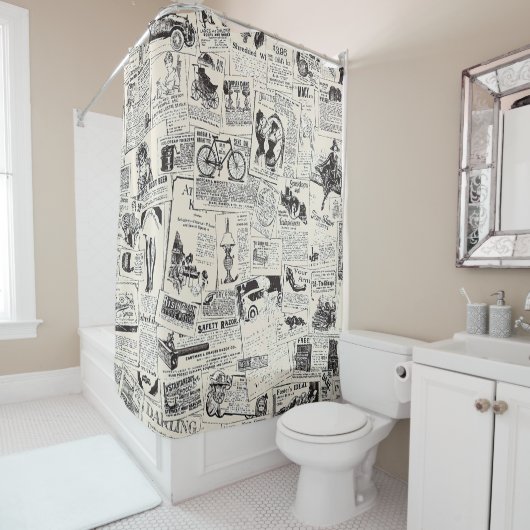  krant douchegordijn (In situ)