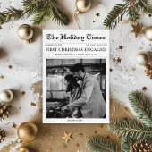 Krant Eerste Kerstverloving Uniek Feestdagenkaart