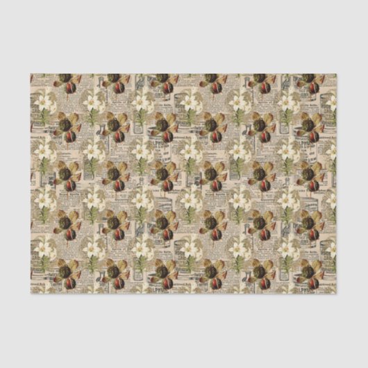 krant en bessen tissuepapier (Voorkant)