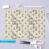  krant en bijen tissuepapier (Craft)