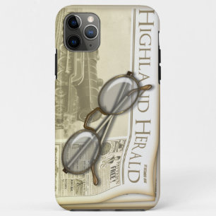  krant en bril Case-Mate iPhone case