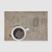  krant en ochtendkoffie tissuepapier (Voorkant)