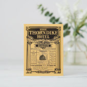 krant en Thorndike Hotel Boston Briefkaart (Staand voorkant)
