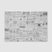  krant Ephemera Decoupage Tissuepapier (Voorkant)