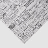  krant Ephemera Decoupage Tissuepapier (Detail)