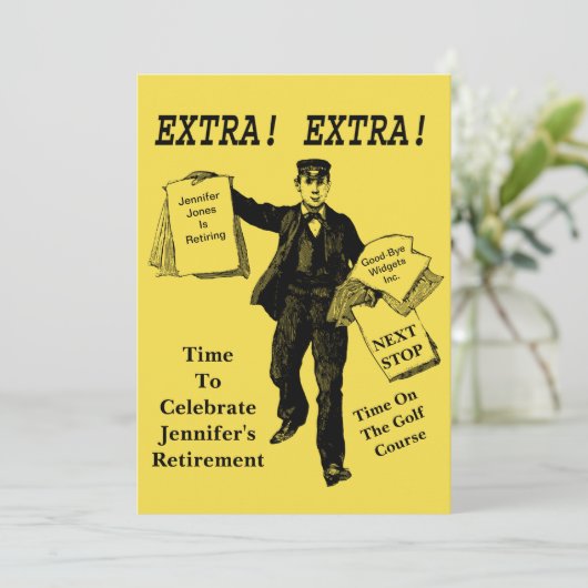  krant Extra Extra Pensioenpartij Kaart (Staand voorkant)