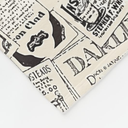  krant fleece deken (Hoek)