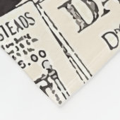 krant fleece deken (Hoek)